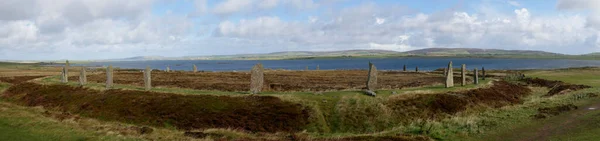 Standing Stones Ring Brodgar Orkney Σκωτία Ηνωμένο Βασίλειο — Φωτογραφία Αρχείου