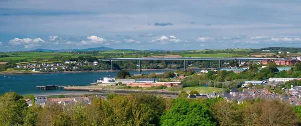 Puente Cleddau Que Cruza Río Cleddau Entre Neyland Pembroke Dock — Foto de Stock