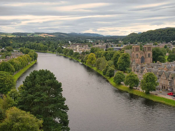 Der Fluss Ness Der Stadt Inverness Schottland Großbritannien — Stockfoto