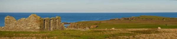 Εγκαταλελειμμένη Raf Skaw Στο Νησί Unst Στο Shetland Σκωτία Ηνωμένο — Φωτογραφία Αρχείου