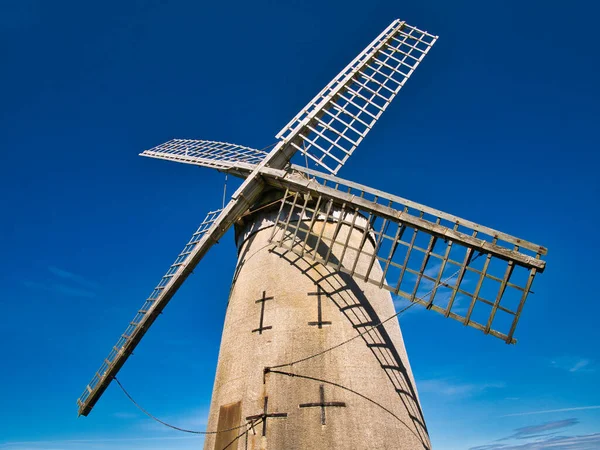 Bidston Windmill Bidston Hill Birkenhead Wirral Egyesült Királyság Egy Napos — Stock Fotó