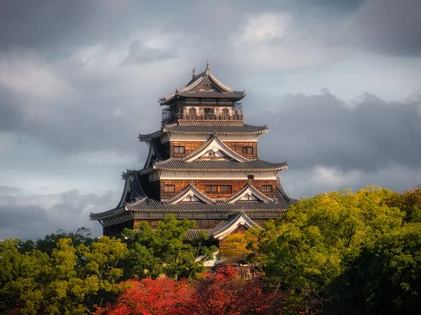 Hiroshima Castle Also Known Carp Castle Originally 1590S Rebuilt 1958 — Stock Photo, Image