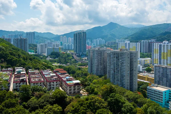 Hong Kong Panorama Panorama — Stock fotografie