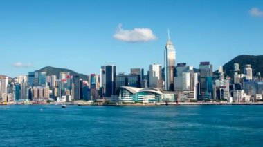 Hong Kong - 28 Temmuz 2018: Hong Kong Kongre ve Sergi Merkezi (Hkcec) iki büyük mekanları Hong Kong Kongre ve sergi biridir.