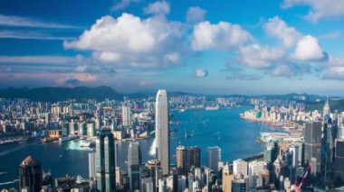Hong Kong ünlü görünümü - Hpyerlapse