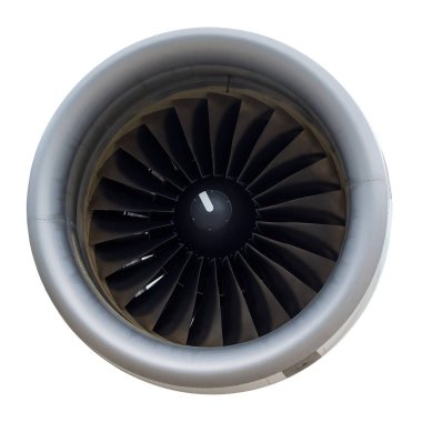 Beyaz arka plan üzerinde izole aeroengine
