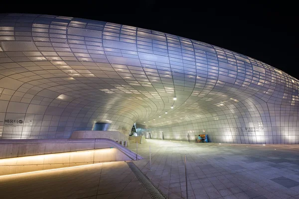 Seoul Südkorea Oktober 2017 Moderne Architektur Dongdaemun Design Plaza Seoul — Stockfoto