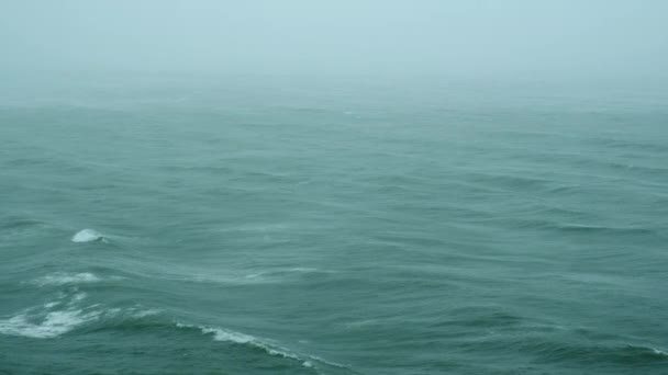 Enormes Ondas Tempestade Mar Furacão — Vídeo de Stock