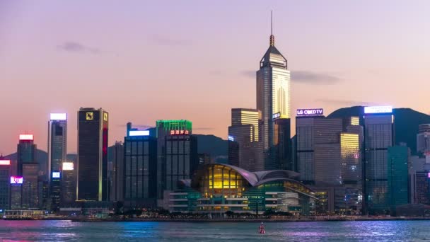 Hong Kong Noviembre 2017 Centro Convenciones Exposiciones Hong Kong Uno — Vídeos de Stock