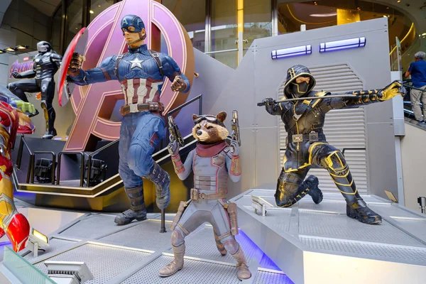 Causeway Bay Hong Kong Kína Május 2019 Avengers Karakter Modell — Stock Fotó