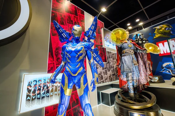 Hong Kong Július 2019 Avengers Rescue Armor Karakter Modell Jellemzői — Stock Fotó