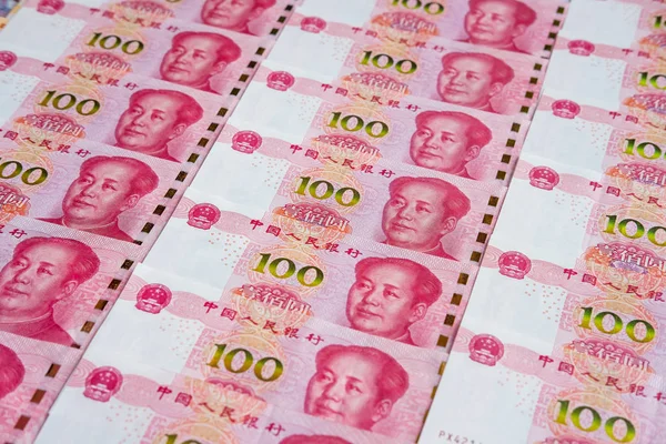 100 Çin Renminbi banknotlar arka plan