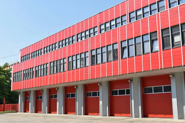 Construcción Los Servicios Emergencia Bomberos — Foto de Stock