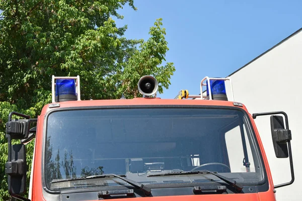 Części Pojazdu Ciężarówka Strażak — Zdjęcie stockowe