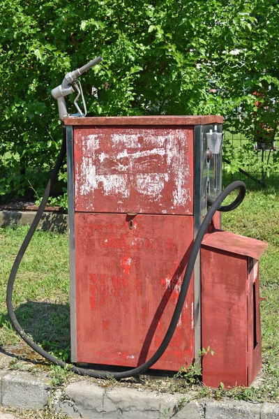 Antigua Estación Servicio Oxidada — Foto de Stock