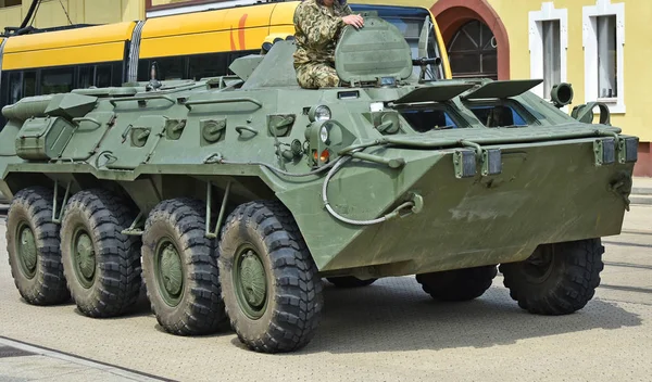 Armoured Military Vehicle Street — Stock Photo, Image