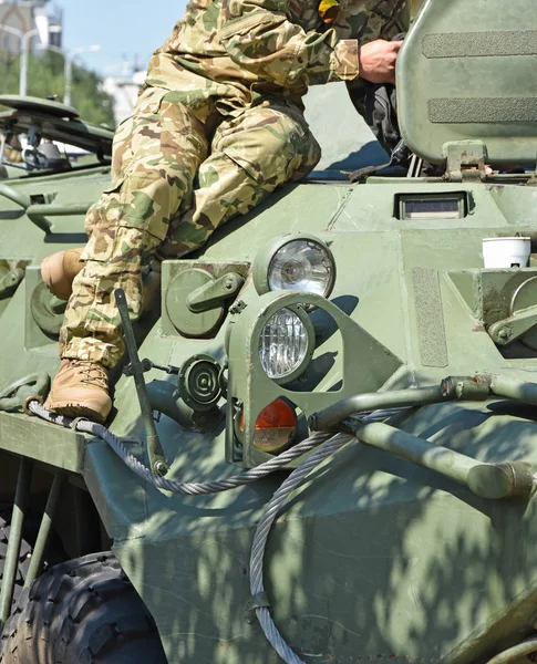 Partie Véhicule Militaire Blindé — Photo