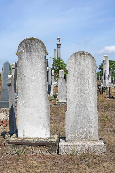 Tombstones Jewish Cemetery — Stock Photo, Image