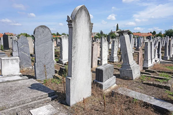Pedras Tumulares Cemitério Judaico — Fotografia de Stock