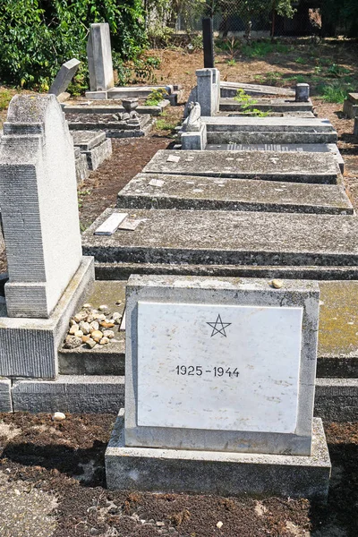 Pedras Tumulares Cemitério Judaico — Fotografia de Stock