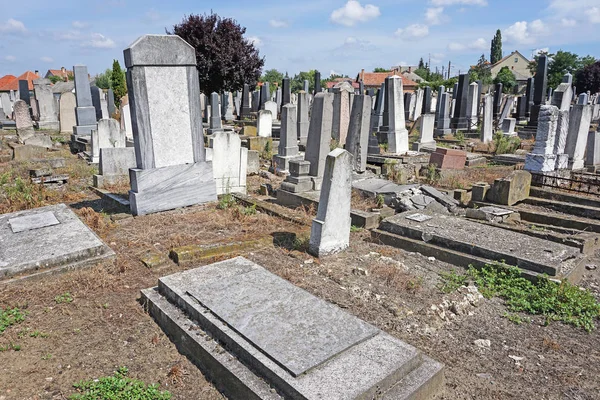 Tombstones Jewish Cemeter — Stock Photo, Image