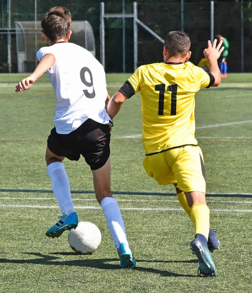 Jeunes Footballeurs Action — Photo