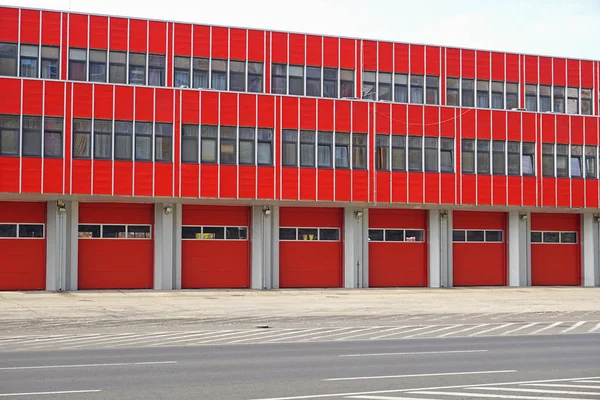 Fire Station Garages City — Stock Photo, Image