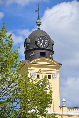 Kule büyük kilisenin şehirde Debrecen, Macaristan