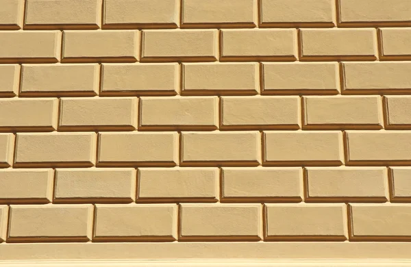Patrón de pared de ladrillo amarillo —  Fotos de Stock