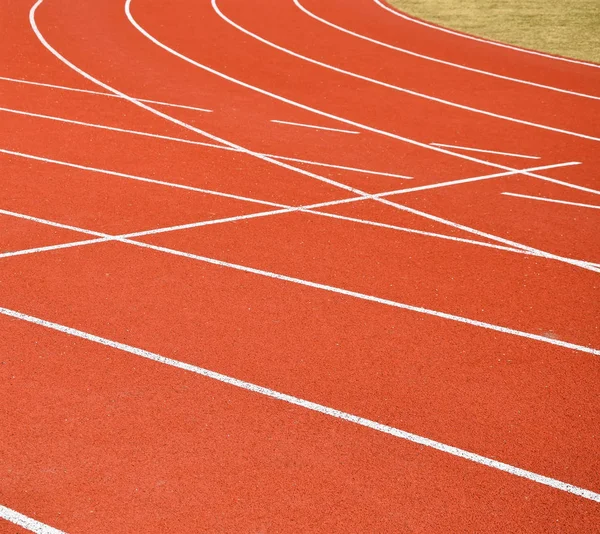 Stripes of the running track — Stock Photo, Image
