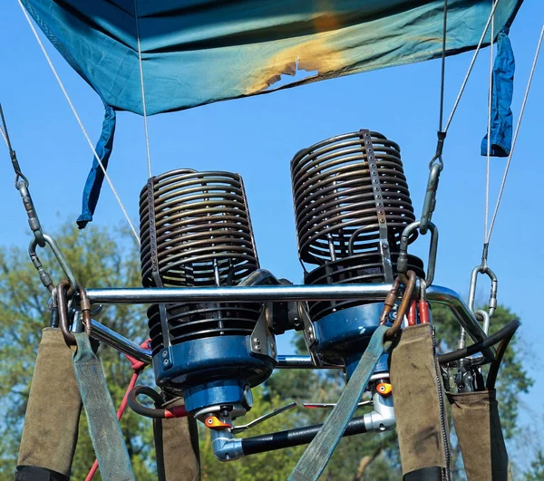 Burners of the hot air balloon — Stock Photo, Image