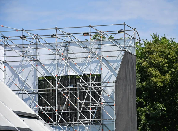 Struttura della vista posteriore del palco — Foto Stock