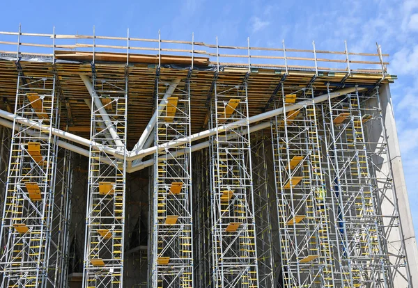 Pembangunan gedung pabrik baru — Stok Foto