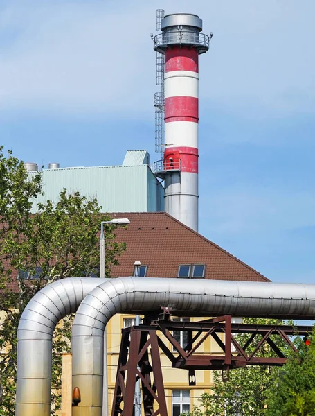 Pipeline of the power station — Stock Photo, Image