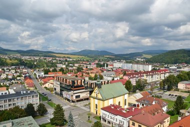 Polonya 'daki Krynica Zdroj Bartfa manzarası