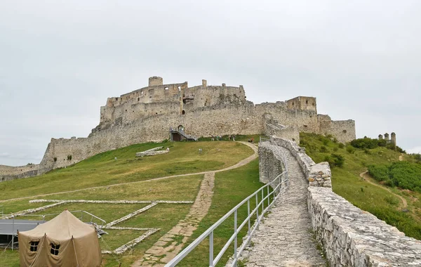 Zamec dunajec régi épületei Lengyelországban — Stock Fotó