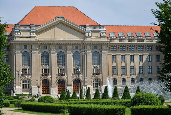 Hlavní Budova Univerzity Debrecín Město Debrecín Maďarsko — Stock fotografie