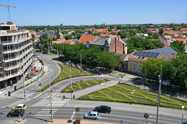 Macaristan Debrecen Şehrinin Manzarası — Stok fotoğraf