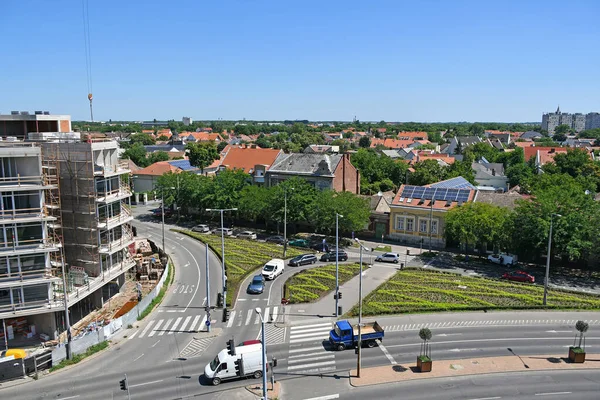 Macaristan Debrecen Şehrinin Manzarası — Stok fotoğraf