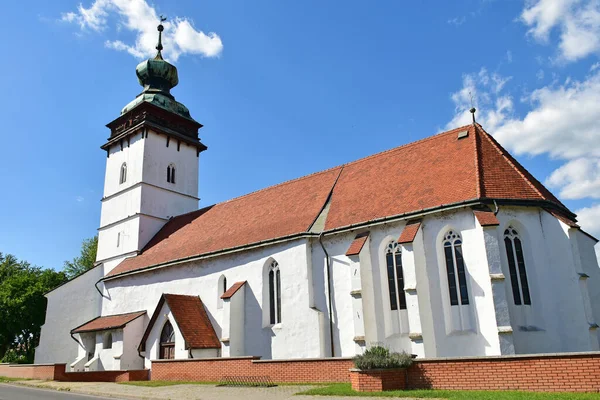 Old Church Edeleny Town Hungary — Stock Photo, Image
