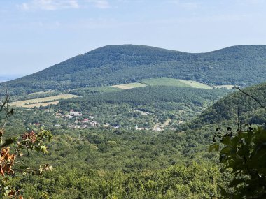 Macaristan 'daki Zemplen dağlarının manzarası