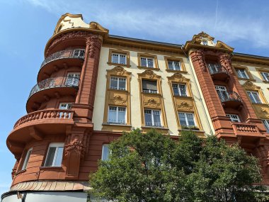 Macaristan 'ın Debrecen kentinde restorasyon sonrasında eski bina