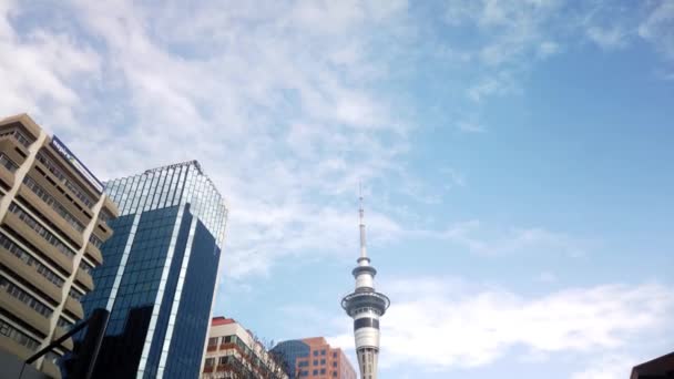 Torre Auckland Nova Zelândia — Vídeo de Stock