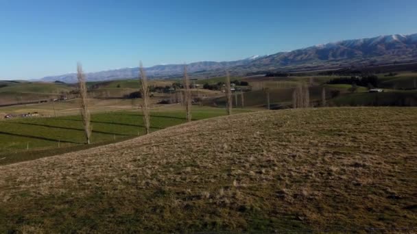 Paysages Montagneux Pittoresques Nouvelle Zélande Île Sud — Video