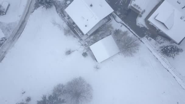 Filmagem Aérea Cinematográfica Grindelwald Suíça Durante Temporada Inverno — Vídeo de Stock