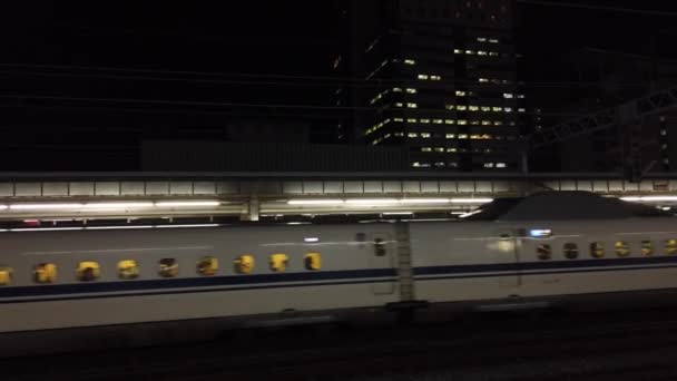 Der Shinkansen Umgangssprachlich Als Bullet Train Bekannt Ist Ein Netz — Stockvideo