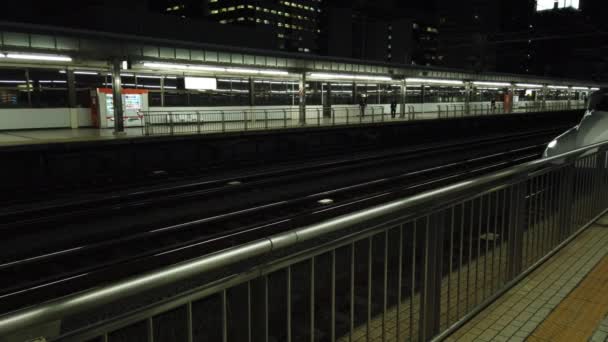 Shinkansen Coloquialmente Conocido Inglés Como Tren Bala Una Red Líneas — Vídeo de stock