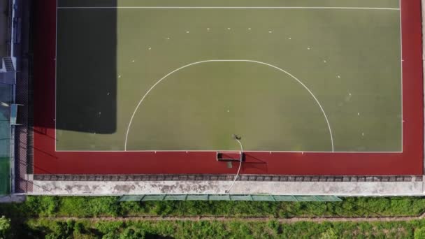 Pemandangan Udara Stadion Hoki Negara Bagian Sarawak Atau Secara Lokal — Stok Video