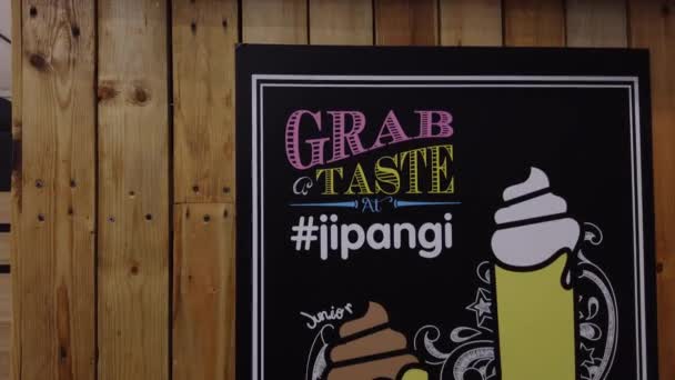 Tournage Cinématographique Jipangi Une Franchise Glaces Originaire Corée Est Crème — Video