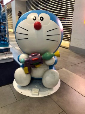 Doraemon ürünleri KLIA2 'deki Doraemon Açılır Dükkanında satıldı